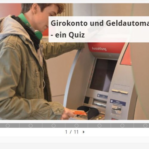 Girokonto und Geldautomat – ein Quiz